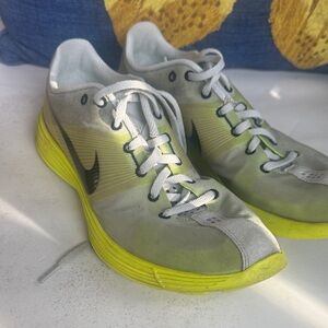 Nike Lime and Gray Running Shoes